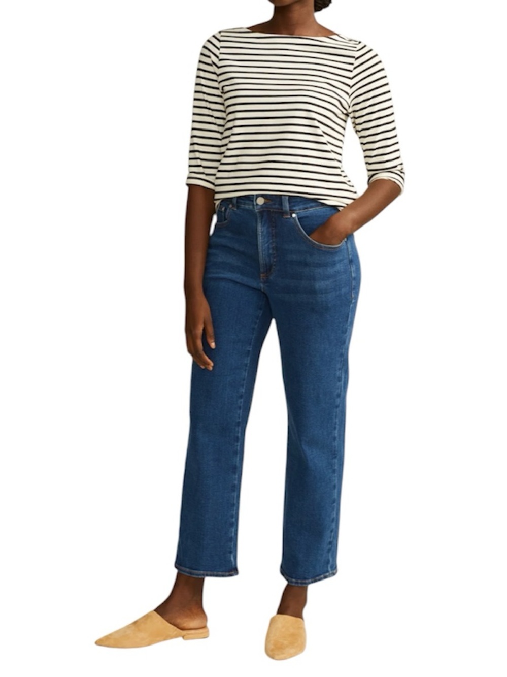 Universal Standard Etta High Rise Straight Jean